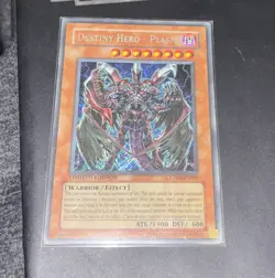 Yugioh! Destiny Hero - Plasma CT04-EN003 Secret Rare Limited Edition NM - Image 1