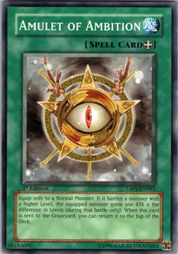 Yu-Gi-Oh TCG Amulet Of Ambition TAEV-EN061 1st Edition Regular Common Card NM - Image 1