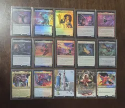 Mtg Magic The Gathering Universe Beyond Spider-Man Card Lot Foil Promo Rare - Image 1