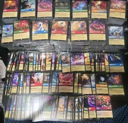 Disney Lorcana TCG Mixed Bulk Lot Sets 1-9, 4000+ Cards, C/U/Rare/Super Rare - Image 1