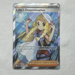 Pokemon TCG Mega Evolution Lillie’s Determination Full Art Trainer Card 169/132 - Image 1