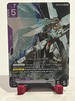 Gundam X (GD02-053) [LR Foil] (NM) - Gundam Card Game - Dual Impact (ENG) - Image 1