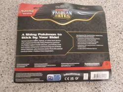 2024 Pokemon Paldean Fates Greavard Tech Sticker Blister 3 Boosters + Promo Card - Image 2