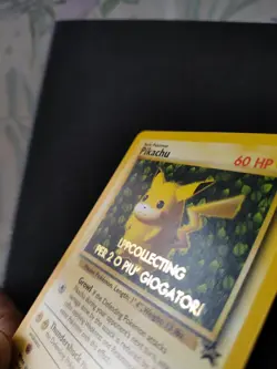 Pokemon Pikachu # 1 LPP Collecting Stamp WOTC Black Star Promo Card - Image 2
