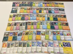 Pokemon Cards Lot. 100+ Card Lot! Lot #112 . Bulk Lot. Starts At A Low Price! - Image 1