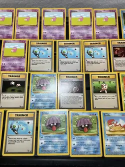 (29) Pokemon Card ALL VTG Lot Cards 1999 Fossil SET Horsea Kabuto Magmar - Image 3