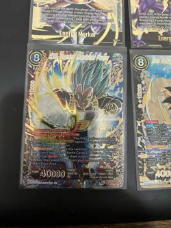 DBS Cards Gold Energy Marker Lot SCR Vegeta Goku Ginyu Cooler Dragon Ball Super - Image 2