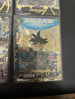 DBS Cards Gold Energy Marker Lot SCR Vegeta Goku Ginyu Cooler Dragon Ball Super - Image 3