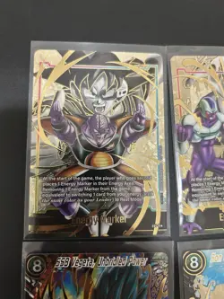 DBS Cards Gold Energy Marker Lot SCR Vegeta Goku Ginyu Cooler Dragon Ball Super - Image 5