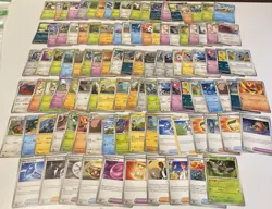Pokemon Cards Lot. 100+ Card Lot! Lot #110 . Bulk Lot. Starts At A Low Price! - Image 1