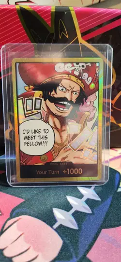 One Piece Gol.D.Roger GOLD DON!! Card (OP-13) English - Image 1
