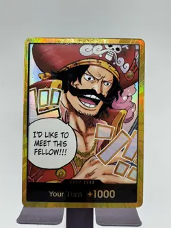 One Piece Gol.D.Roger GOLD DON!! Card (OP-13) English - Image 1