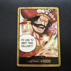 One Piece Gol.D.Roger GOLD DON!! Card (OP-13) English - Image 1