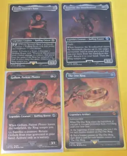 The One Ring LOTR Gift Bundle 4-Card Promo Set, Magic The Gathering Near Mint - Image 1