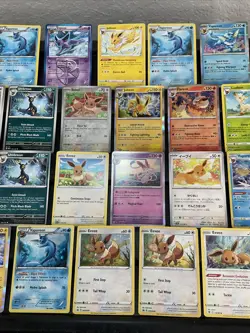 (30) EEVEE CARDS LOT VTG HOLO GLACEON LEAFEON ESPEON JOLTEON EVOLUTION Swsh - Image 3