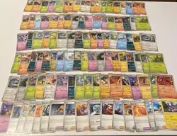 Pokemon Cards Lot. 100+ Card Lot! Lot #107 . Bulk Lot. Starts At A Low Price! - Image 1