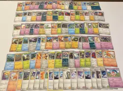 Pokemon Cards Lot. 100+ Card Lot! Lot #106 . Bulk Lot. Starts At A Low Price! - Image 1