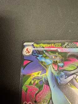 ENGLISH Mega Charizard X EX FULL ART 109/094 Phantasmal Flames Pokemon Card - Image 2