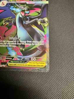 ENGLISH Mega Charizard X EX FULL ART 109/094 Phantasmal Flames Pokemon Card - Image 4