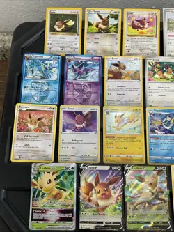(30) EEVEE CARDS LOT VTG HOLO GLACEON LEAFEON ESPEON JOLTEON EVOLUTION Vstar V - Image 2