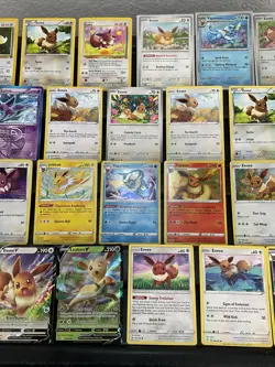 (30) EEVEE CARDS LOT VTG HOLO GLACEON LEAFEON ESPEON JOLTEON EVOLUTION Vstar V - Image 3