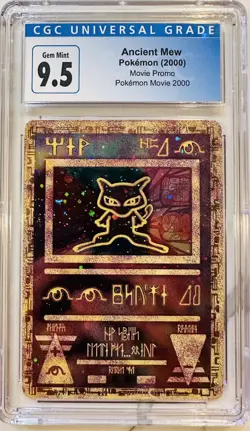 Ancient Mew 2000 Pokemon Movie Promo Holo Card CGC 9.5 Mint+ Graded - Image 1
