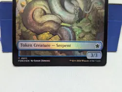 Scion of the Deep Koma's Coil Doubled-Sided Token Foil NM Foundations Magic - Image 2