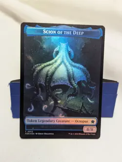 Scion of the Deep Koma's Coil Doubled-Sided Token Foil NM Foundations Magic - Image 3
