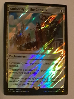 Authority of the Consuls Surge FOIL MP FINAL FANTASY Magic the Gathering MTG - Image 1