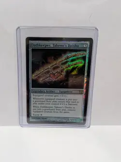 Oathkeeper, Takeno's Daisho champions Kamigawa Foil legendary artifact equipment - Image 1