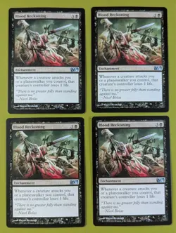 Blood Reckoning x4 Magic 2013 M13 4x Playset Magic the Gathering MTG - Image 1