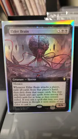 MTG ELDER BRAIN Commander Legends Baldur's Gate Buy-A-Box Promo Foil 936 Subjazz - Image 1