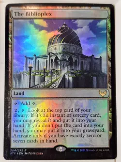 The Biblioplex - FOIL - Strixhaven: School of Mages - Magic the Gathering MTG - Image 1