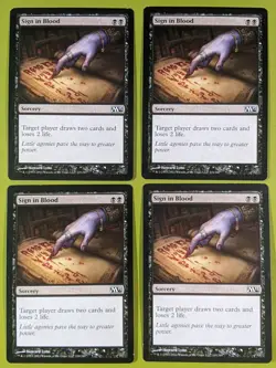 Sign in Blood x4 Magic 2013 M13 4x Playset Magic the Gathering MTG - Image 1