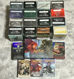 Huge Magic Mtg 25+ Lb Lot Vintage Rares Foil Deck Boxes Instant Collection Bonus - Image 2