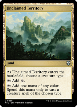 Unclaimed Territory #399 | Near Mint | Modern Horizons 3 Commander Magic MTG - Image 1
