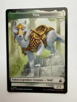 Voja Token 19 MTG NM Ravnica Remastered RVR Magic - Image 1