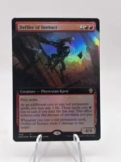 Defiler of Instinct 406 Foil Extended Art Dominaria United DMU MTG LP - Image 1