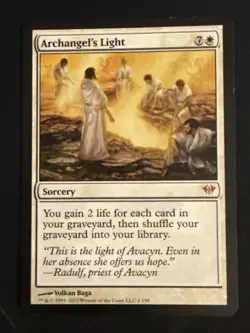 1x Archangel's Light (1) Dark Ascension LP MTG Magic the Gathering x1 MKE - Image 1