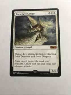 Baneslayer Angel - Core Set 2021 (M21) MTG Plus Bonus Card!!! - Image 1