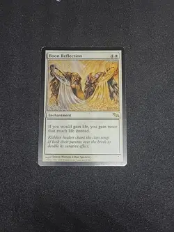 MTG Boon Reflection Shadowmoor Regular Rare Card #5/301 Magic The Gathering - Image 1