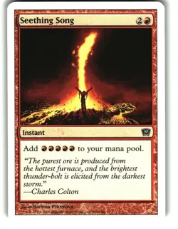 Magic the Gathering - 9th Edition Seething Song 2005 216 Common - Image 1