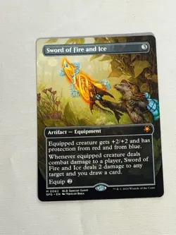 MTG Sword of Fire and Ice Borderless Special Guests Magic the Gathering - Image 1