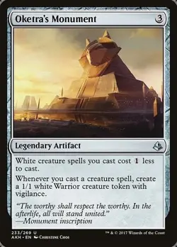 Oketra's Monument - Amonkhet MtG TCG Card # 233 - Image 1