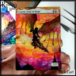Giada, Font of Hope Altered Art - Hand Painted MTG Alter - Magic the Gathering - Image 1