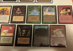 MTG Lot of 17 OLD & VINTAGE Cards. ALPHA & BETA! CGC GRADED RESERVED LIST! - Image 3