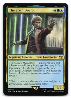 The Sixth Doctor (Foil) #159 Doctor Who - Image 1