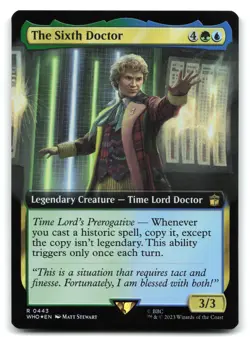 The Sixth Doctor (Foil) #443 Doctor Who - Image 1