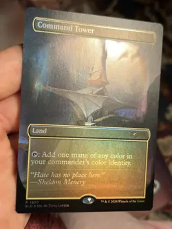 Foil Command Tower • Pack Fresh • SLD Sheldon's Spellbook Secret Lair Mtg (1928) - Image 1