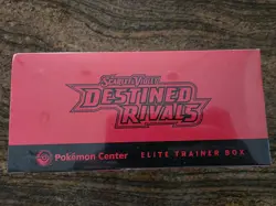 Destined Rivals 2025 Pokemon Center Exclusive Elite Trainer Box Factory Sealed - Image 2